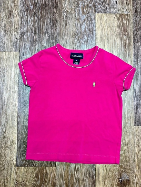 Ralph Lauren Other - Ralph Lauren® Girls L Kids Pink Pony Tee Y2K